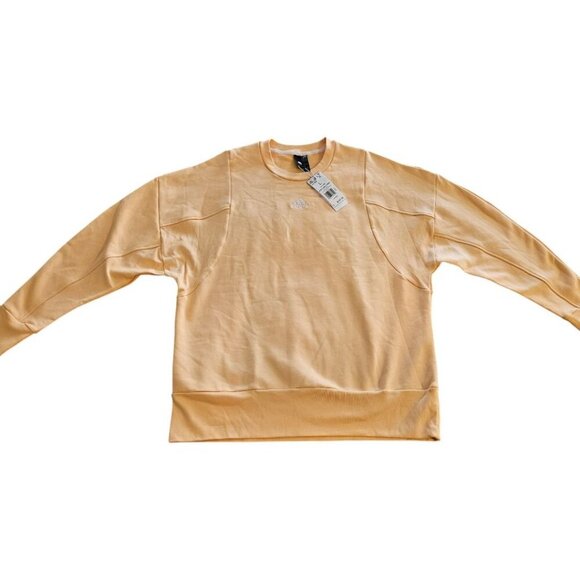 NWT Mens Adidas Internal Crew Pullover Sweatshirt SZ L Pulse Amber - Picture 2 of 10